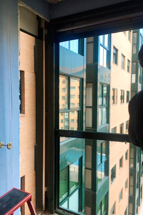 cambio de cerramiento