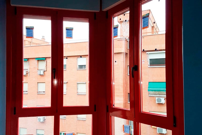 mantenimiento de un cerramiento de aluminio